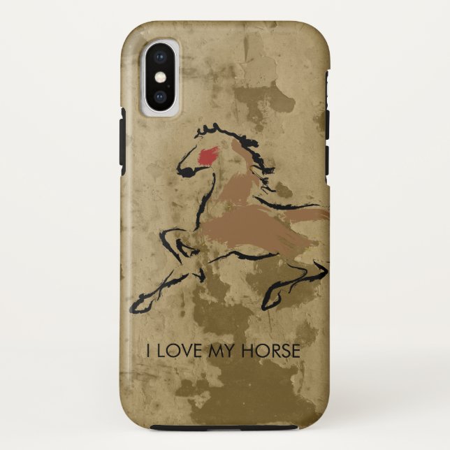 Capa Para iPhone, Case-Mate Corrida de cavalos (Verso)