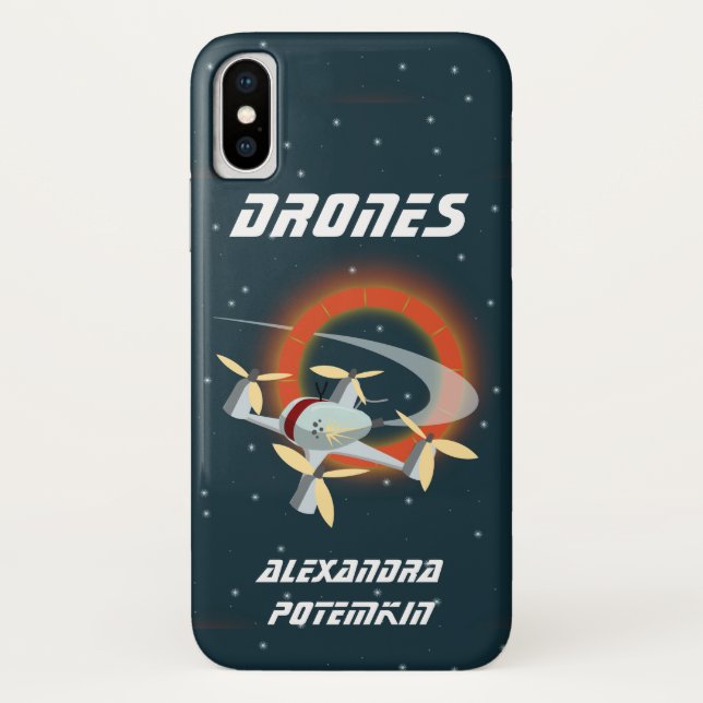Capa Para iPhone, Case-Mate Corrida de Drone (Verso)
