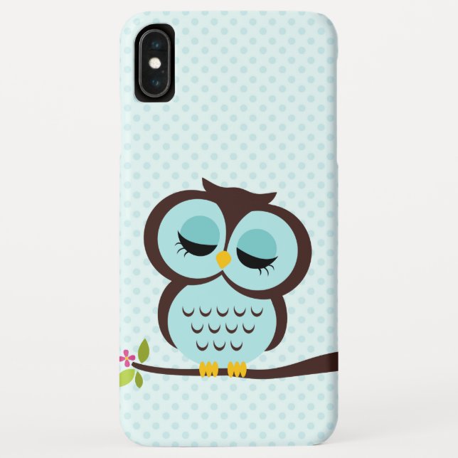 Capa Para iPhone, Case-Mate Coruja do Aqua (Verso)