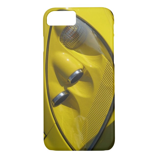 Capa Para iPhone, Case-Mate Corvette Z06 Amarelo Fecho do Farol (Verso)