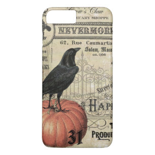 CAPA PARA iPhone DA Case-Mate CORVO E ABÓBORA MODERNOS DO DIA DAS BRUXAS DO