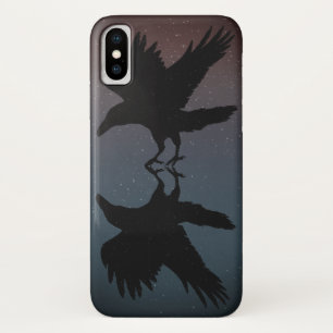 Capa Para iPhone Da Case-Mate Corvos Pássaros Noite Céu Estrelado Grunge