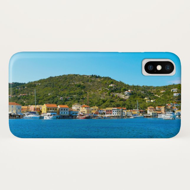 Capa Para iPhone, Case-Mate Costa do porto de Antipaxos (Verso (Horizontal))