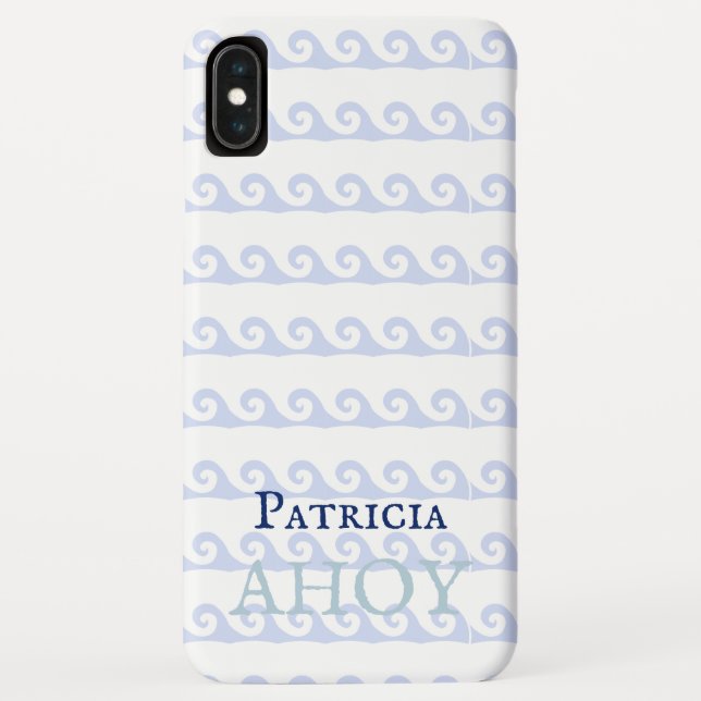 Capa Para iPhone, Case-Mate Costume das ondas Ahoy (Verso)