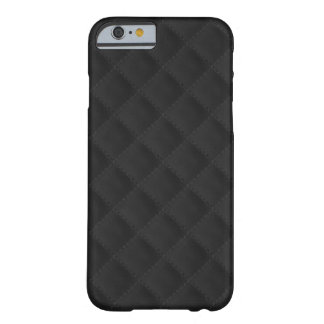 Capa Barely There Para iPhone 6 Couro acolchoado preto