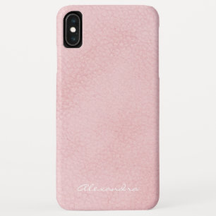 Capa Para iPhone Da Case-Mate Couro Dourado do falso do rosa do rosa do