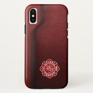 Capa Para iPhone Da Case-Mate Couro Impresso do Bombeiro