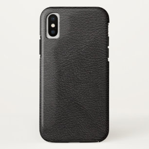 Capa Para iPhone Da Case-Mate Couro Negro Texturizado