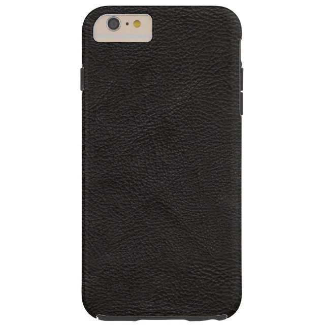 Capa Para iPhone, Case-Mate Couro preto Textured (Verso)