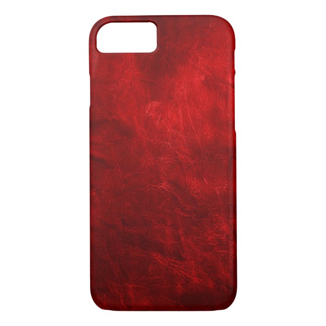 Capa Para iPhone, Case-Mate Couro Vermelho (Verso)