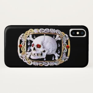 CAPA PARA iPhone DA Case-Mate CRÂNIO E OSSOS CRUZADOS RUBY RENAISSANCE JEWEL