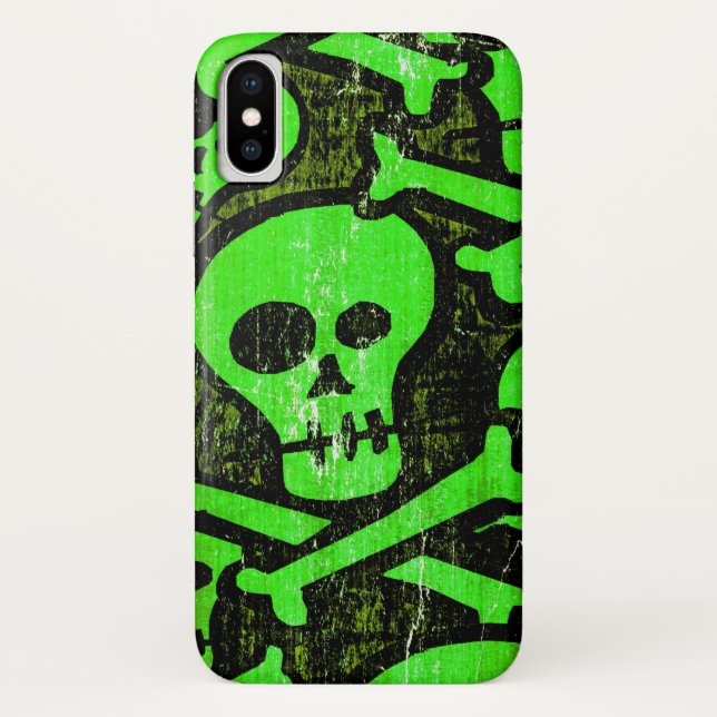 Capa Para iPhone, Case-Mate Crânio Engraçado (Verso)