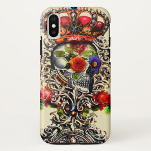 Capa Para iPhone Da Case-Mate Crânio Floral Crowado