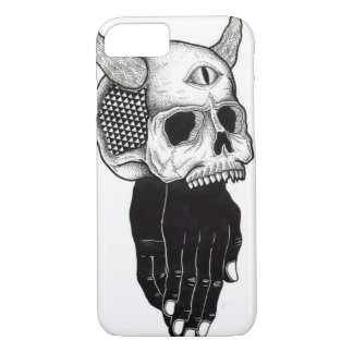Capa Para iPhone Da Case-Mate crânio praying das mãos
