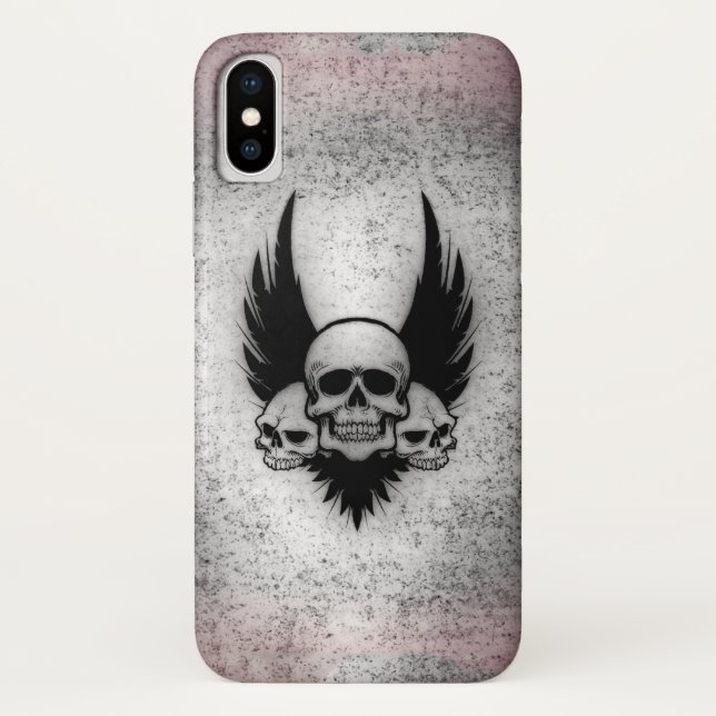Capa Para iPhone, Case-Mate Crânios nas Asas (Verso)