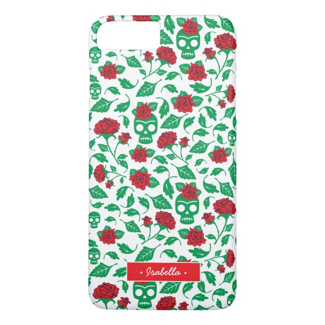 Capa Para iPhone, Case-Mate Crânios & rosas de Frida Kahlo | (Verso)