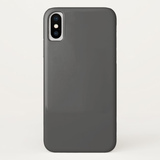 Capa Para iPhone, Case-Mate Create Your Own dark gray Custom Design (Verso)
