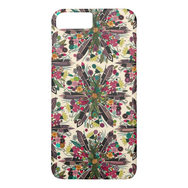 Capa Para iPhone, Case-Mate creme de carne boêmica (Verso)