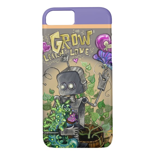 Capa Para iPhone, Case-Mate Crescer Amar Suavizar e Bloop (Verso)