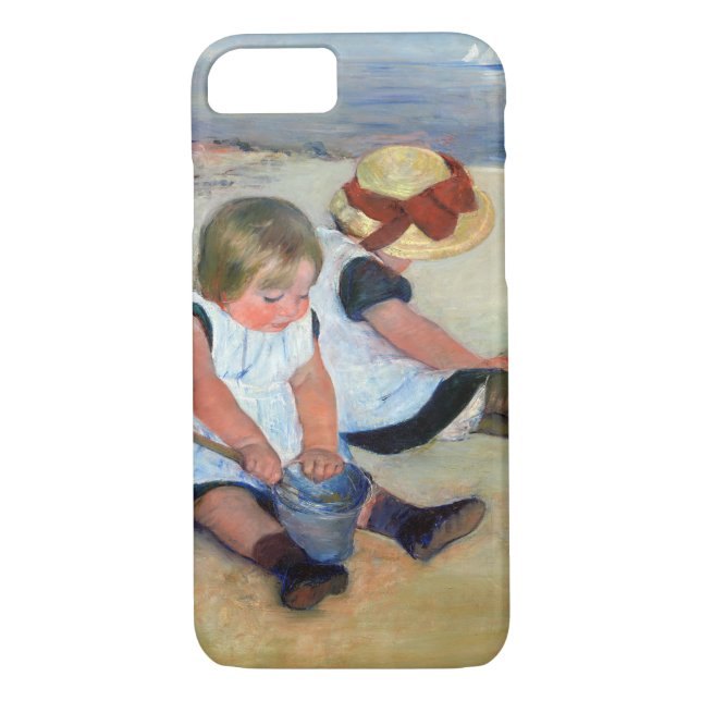 Capa Para iPhone, Case-Mate Crianças na praia, Cassatt (Verso)