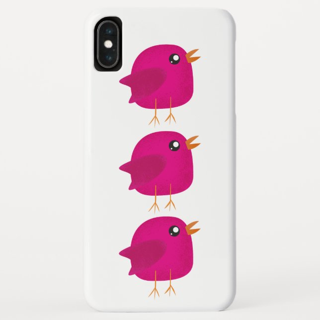 Capa Para iPhone, Case-Mate Crianças, passarinho fofo (Verso)