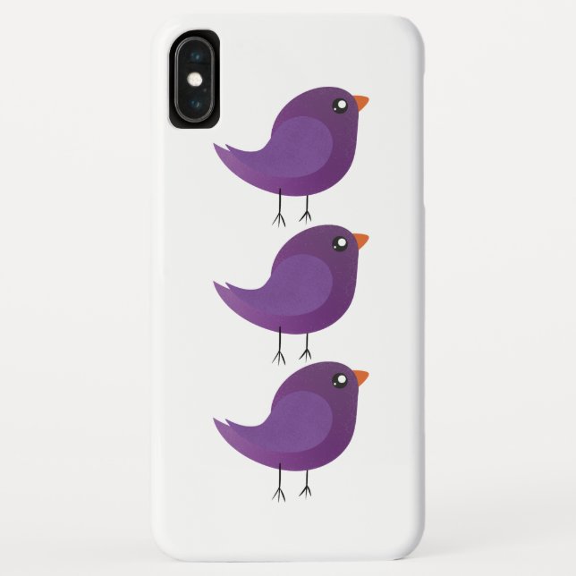 Capa Para iPhone, Case-Mate Crianças, passarinho fofo (Verso)