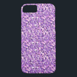 Capa iPhone 8/ 7 Cristal Druzy - orquídea leve<br><div class="desc">Imagem digitalmente melhorada de cristais de quartzo druzy em orquídea metálica leve</div>
