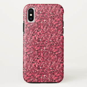 Capa Para iPhone Da Case-Mate Cristal Druzy - vermelho de granada