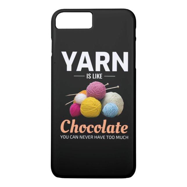Capa Para iPhone, Case-Mate Crocheting Crochet Chocolate Knitet Crochet (Verso)