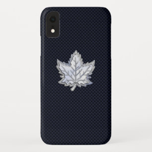 Capa Para iPhone XR Cromo como Folha de Mapeamento em Na moda de Fibra