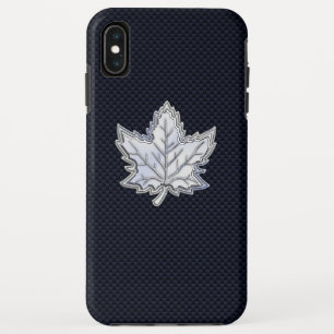 Capa Para iPhone XS Max Cromo como Folha de Mapeamento em Na moda de Fibra