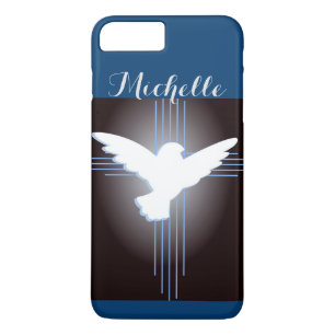 Capa Para iPhone Da Case-Mate Cruz cristã e pomba personalizadas