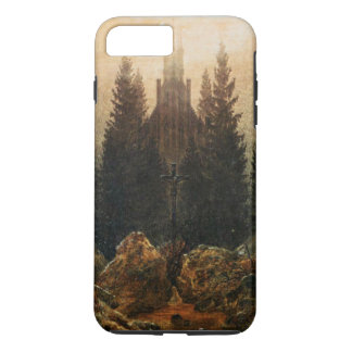 Capa iPhone 8 Plus/7 Plus Cruz nas Montanhas - Paisagem - Friedrich