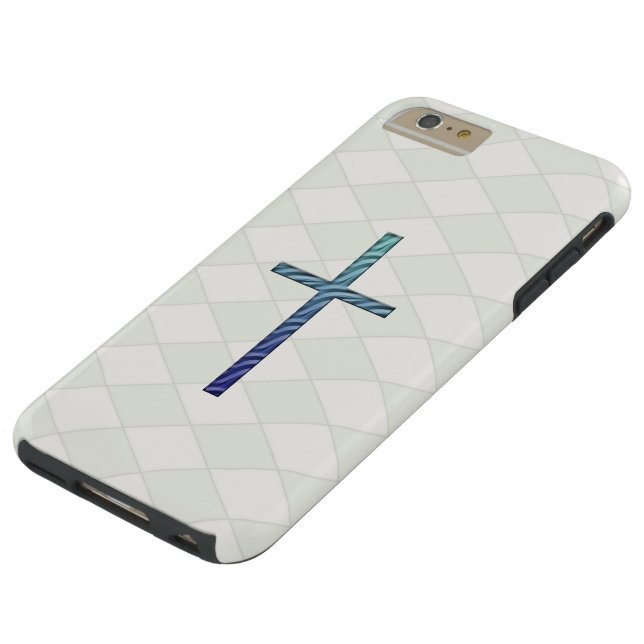 Capa Para iPhone, Case-Mate Cruz Religiosa Azul (Topo)