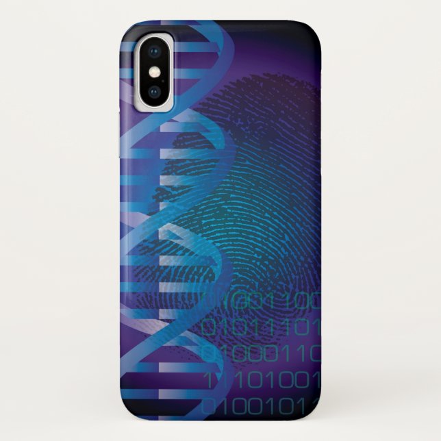 Capa Para iPhone, Case-Mate CSI DNA Fingerprint Science (Verso)
