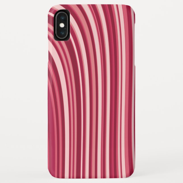 Capa Para iPhone, Case-Mate Curvas em Vermelho e Branco (Verso)