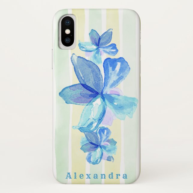 Capa Para iPhone, Case-Mate Custom Watercolor Floral (Verso)