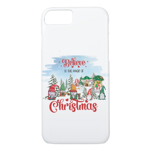 Capa Para iPhone, Case-Mate Cute Gnome Celebrating Christmas Holiday (Verso)