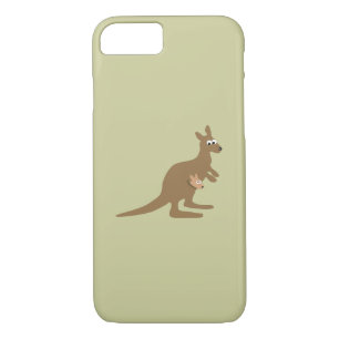 Capa iPhone 8/ 7 Cute Kangaroo e Joey