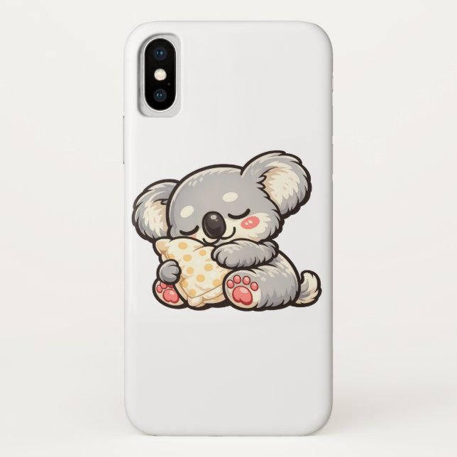 Capa Para iPhone, Case-Mate Cute Sleeping Koala with Pillow (Verso)