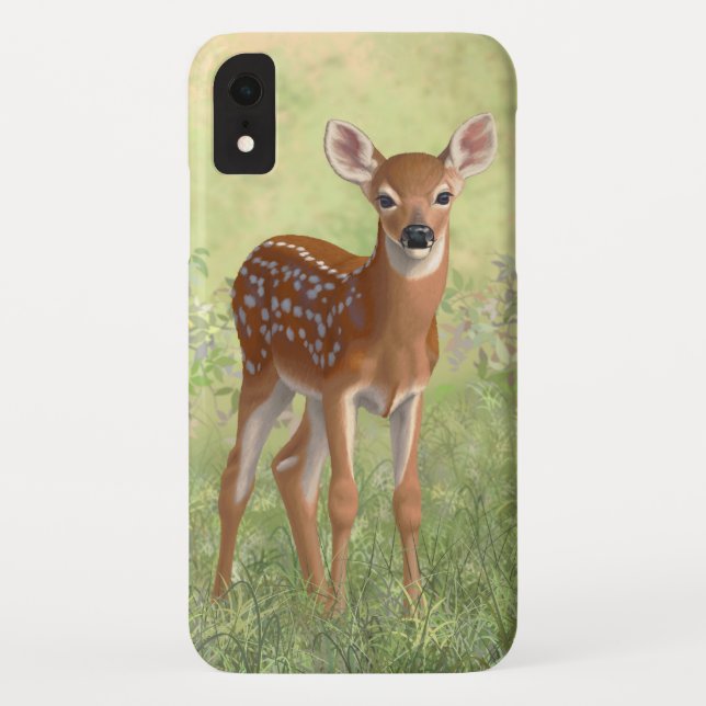 Capa Para iPhone, Case-Mate Cute Whitetail Fawn (Verso)