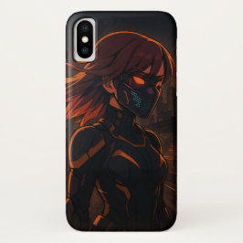 Capa Para iPhone Da Case-Mate Cyberpunk Anime Girl - Neon City