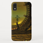 Capa Para iPhone Da Case-Mate CYBORG TITAN,DESERT HYPERION Science Ficfi<br><div class="desc">Imagem artística, colorida e brilhante de ficção científica em cores amarela, verde, castanha, branca. Titan cyborg da Hyperion com sua vibrante carapaça metálica cromática reflexiva em um ambiente surreal com pirâmides, sol quente, deserto semelhante a uma paisagem egípcia, quadro de animação do filme 3D Hyperion World . É também um...</div>