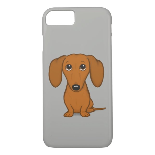 Capa Para iPhone, Case-Mate Dachshund Vermelho| Cachorro Engraçado (Verso)