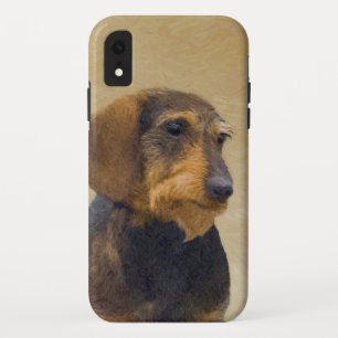 Capa Para iPhone Da Case-Mate Dachshund (Wirehaired): Pintura original de cães