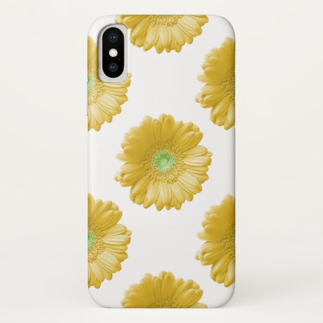 Capa Para iPhone, Case-Mate Daisy gerbera amarela (Verso)