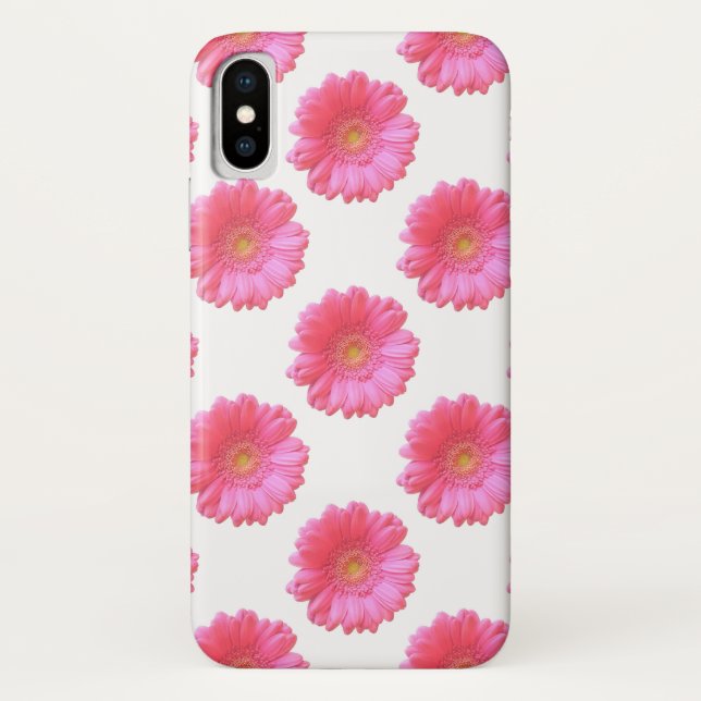 Capa Para iPhone, Case-Mate Daisy gerbera rosa (Verso)