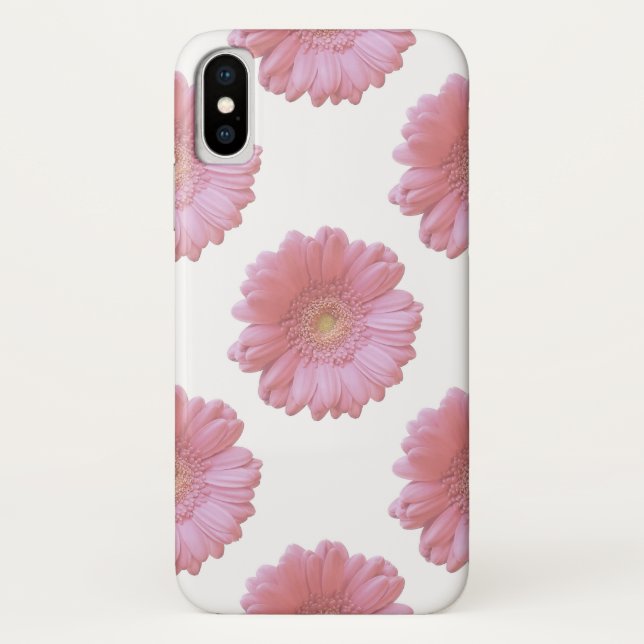 Capa Para iPhone, Case-Mate Daisy gerbera rosa pálido (Verso)