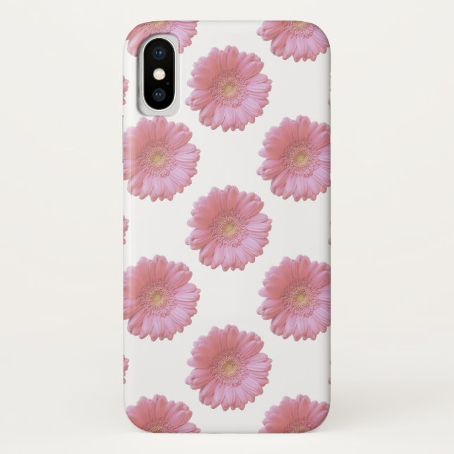 Capa Para iPhone, Case-Mate Daisy gerbera rosa pálido (Verso)