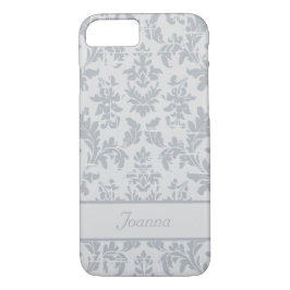 Capa Para iPhone Da Case-Mate Damasco de prata elegante caso personalizado do